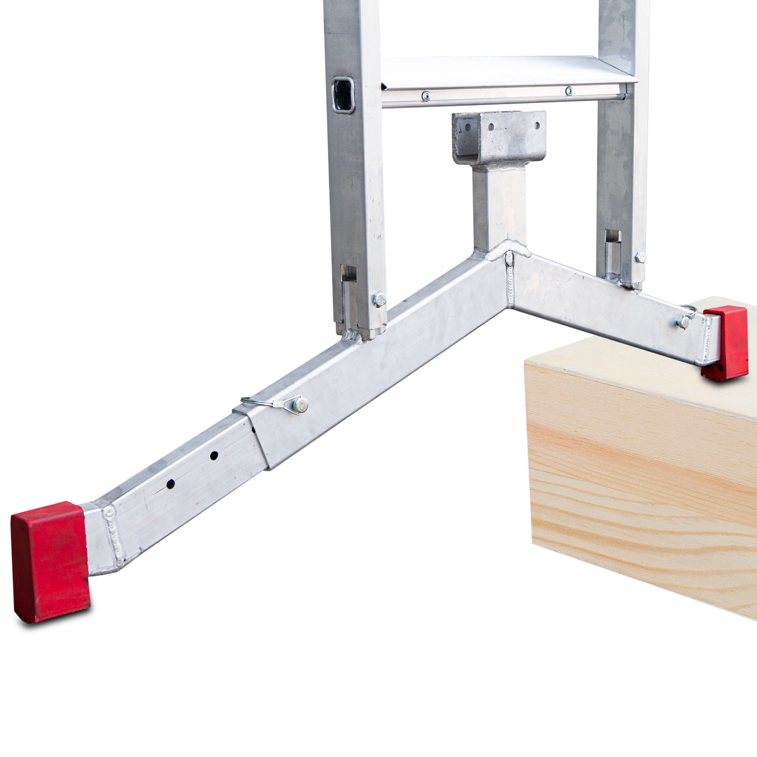 BAS-REGU | Base estabilizadora ajustável em altura para escadas industriais EN1400 e EN1500