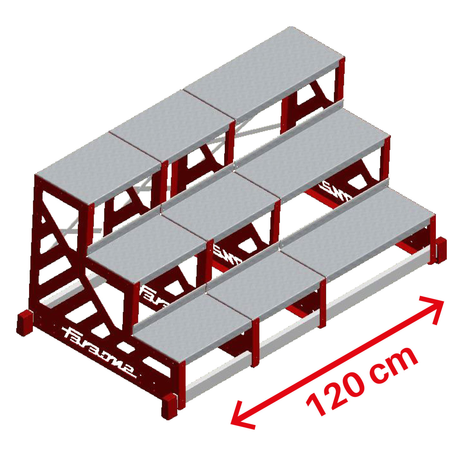 SGAS-P-100L | Largura especial para escadote SGAS