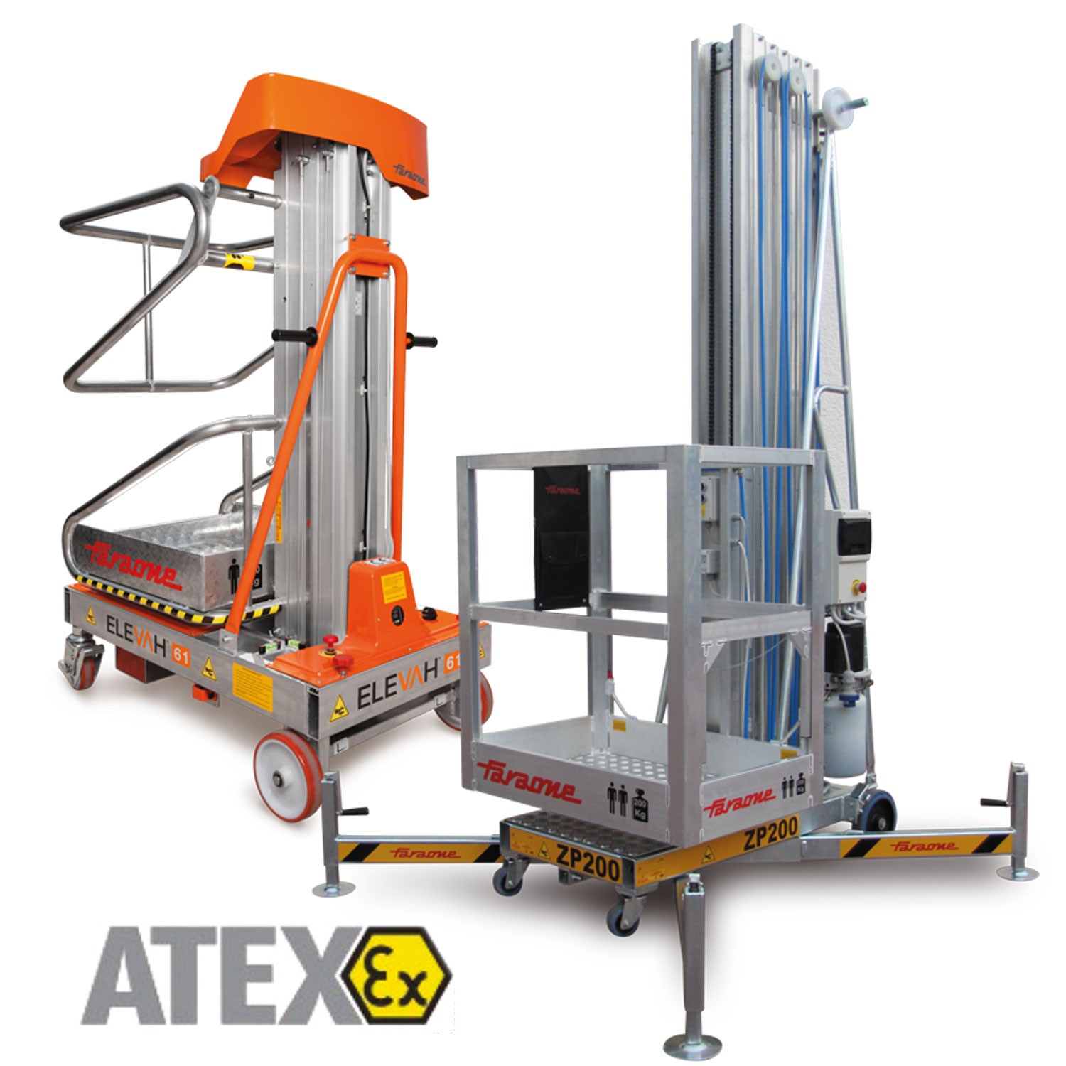 Elevah Atex | A. máx. de trabalho 5 m.