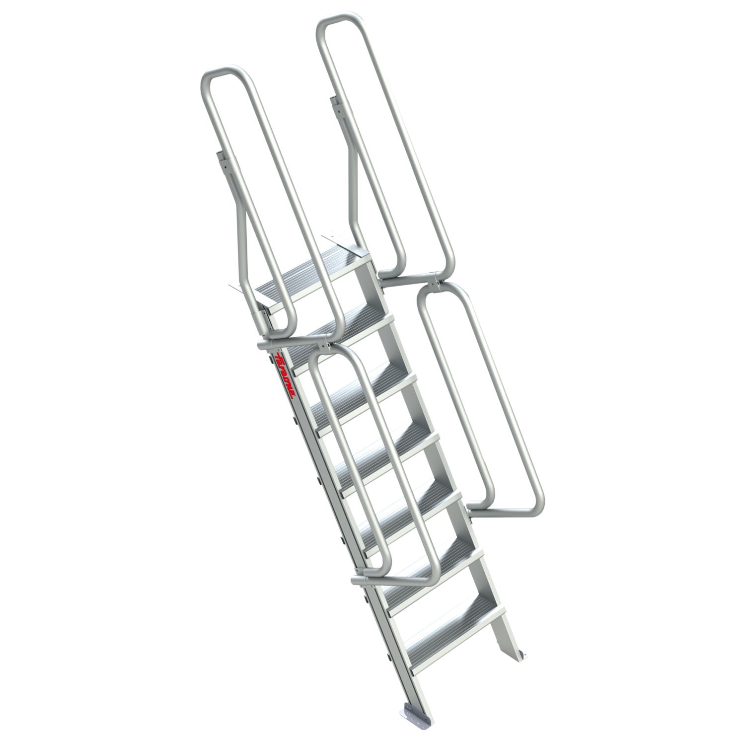 SG60 | Escada de alumínio fixa para mezaninos e sótãos | Inclinação 60º