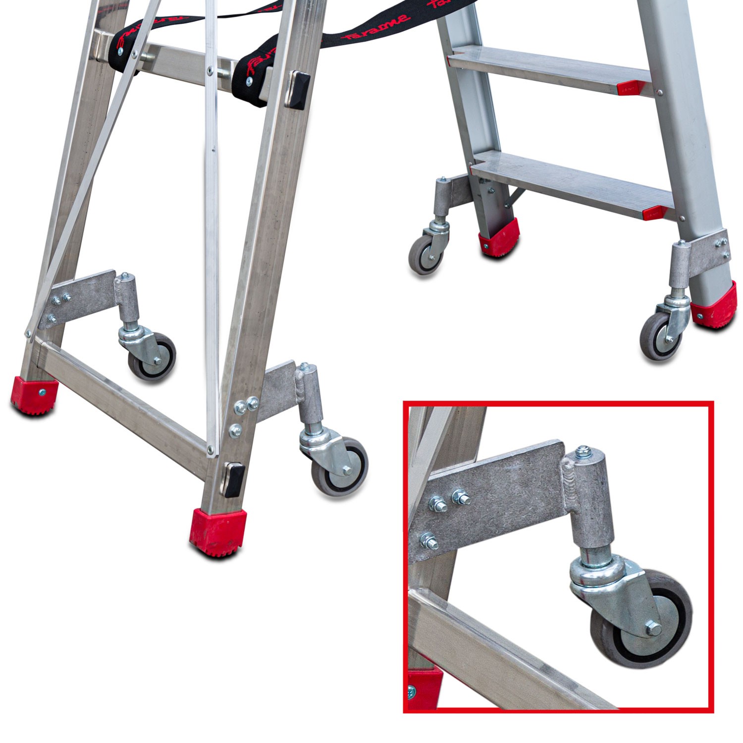 LADY/R | Conjunto de 4 rodas retráteis para DOMUS