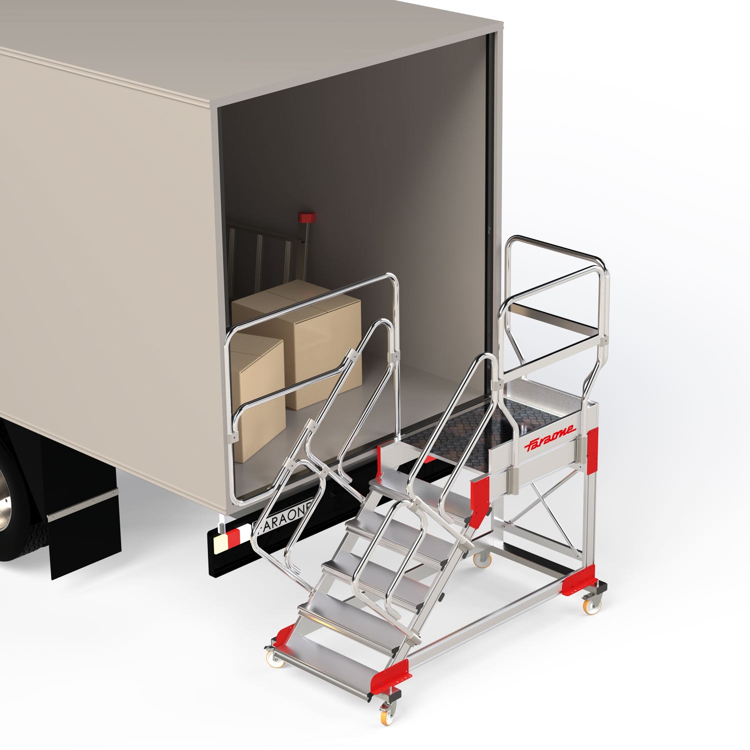 SY-CA | Escada para reboques ou camiões frigoríficos