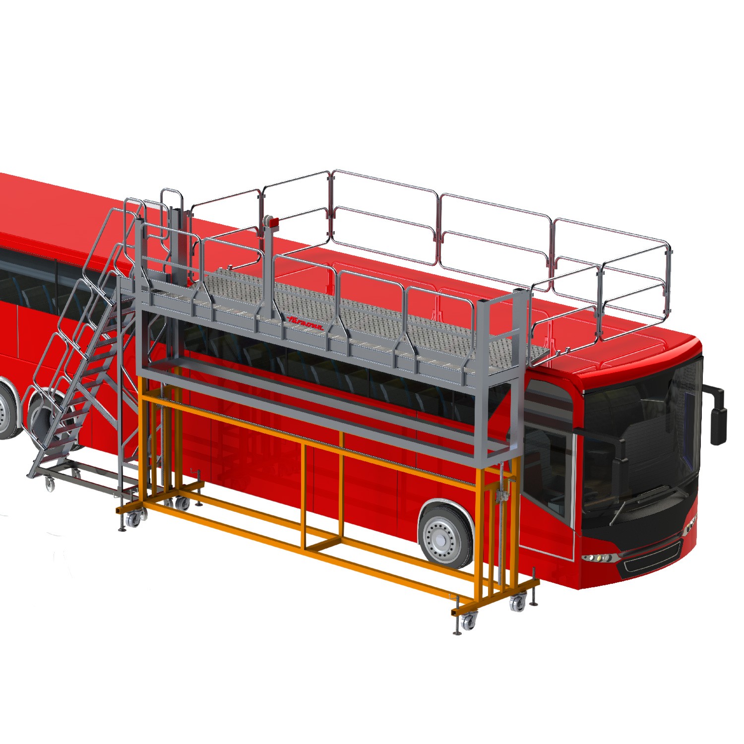 EM302 | Estrutura feita à medida para manutenção de autocarros