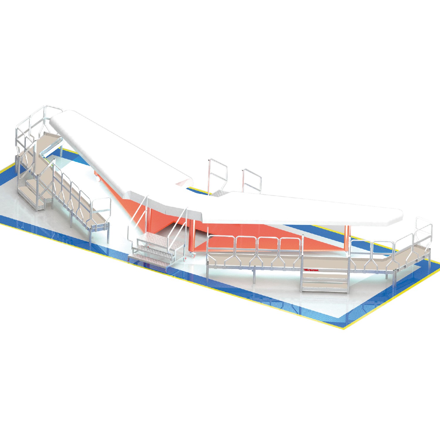 EM405 | Estrutura feita à medida para inspeção de aeronaves