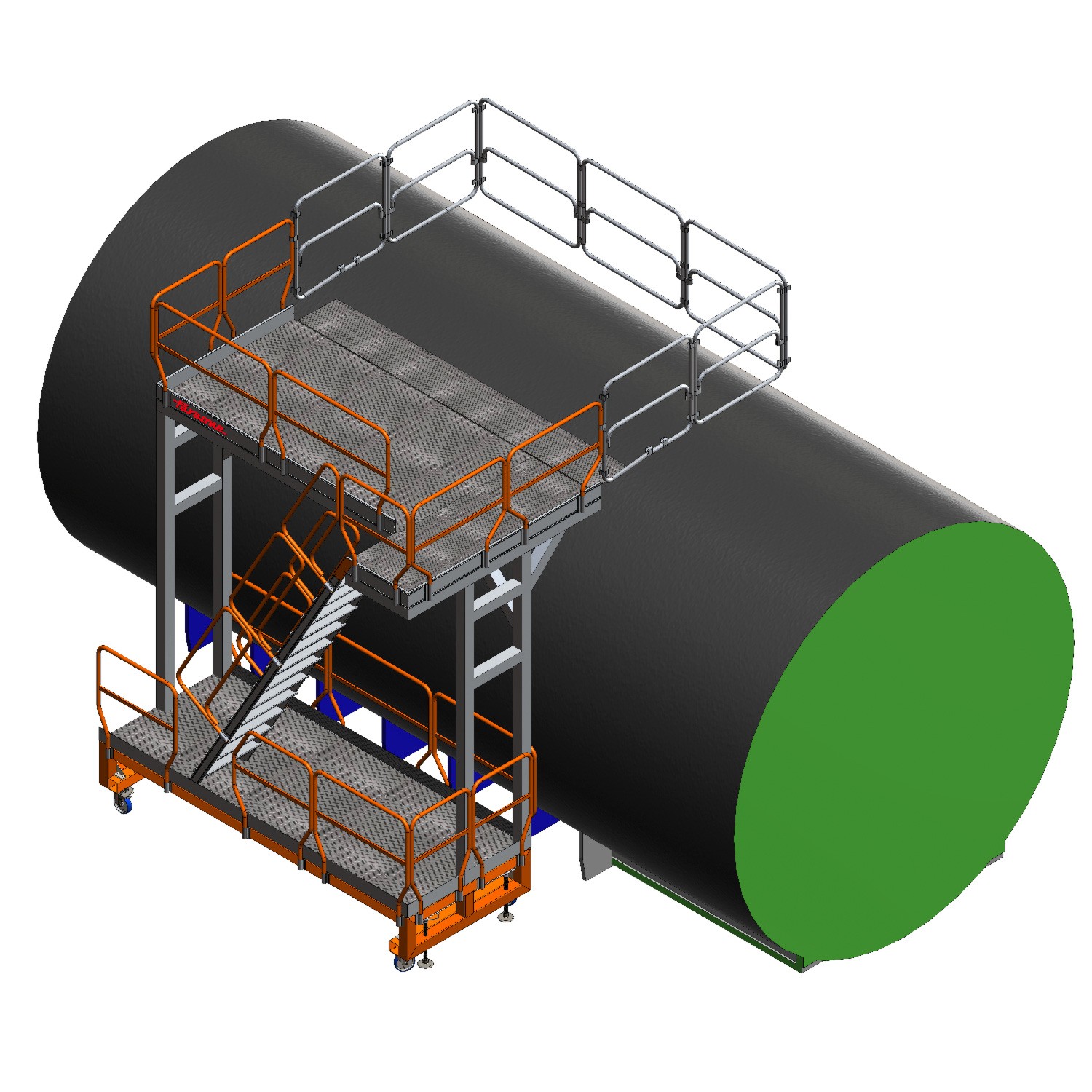 EM904 | Estrutura feita à medida para manutenção de cisternas