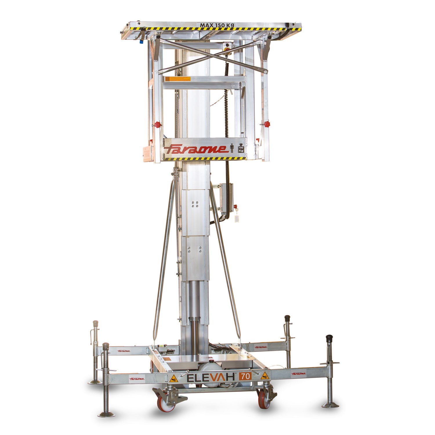 Elevah 70 Elevador de caixão| A. máx. de trabalho 7 m.