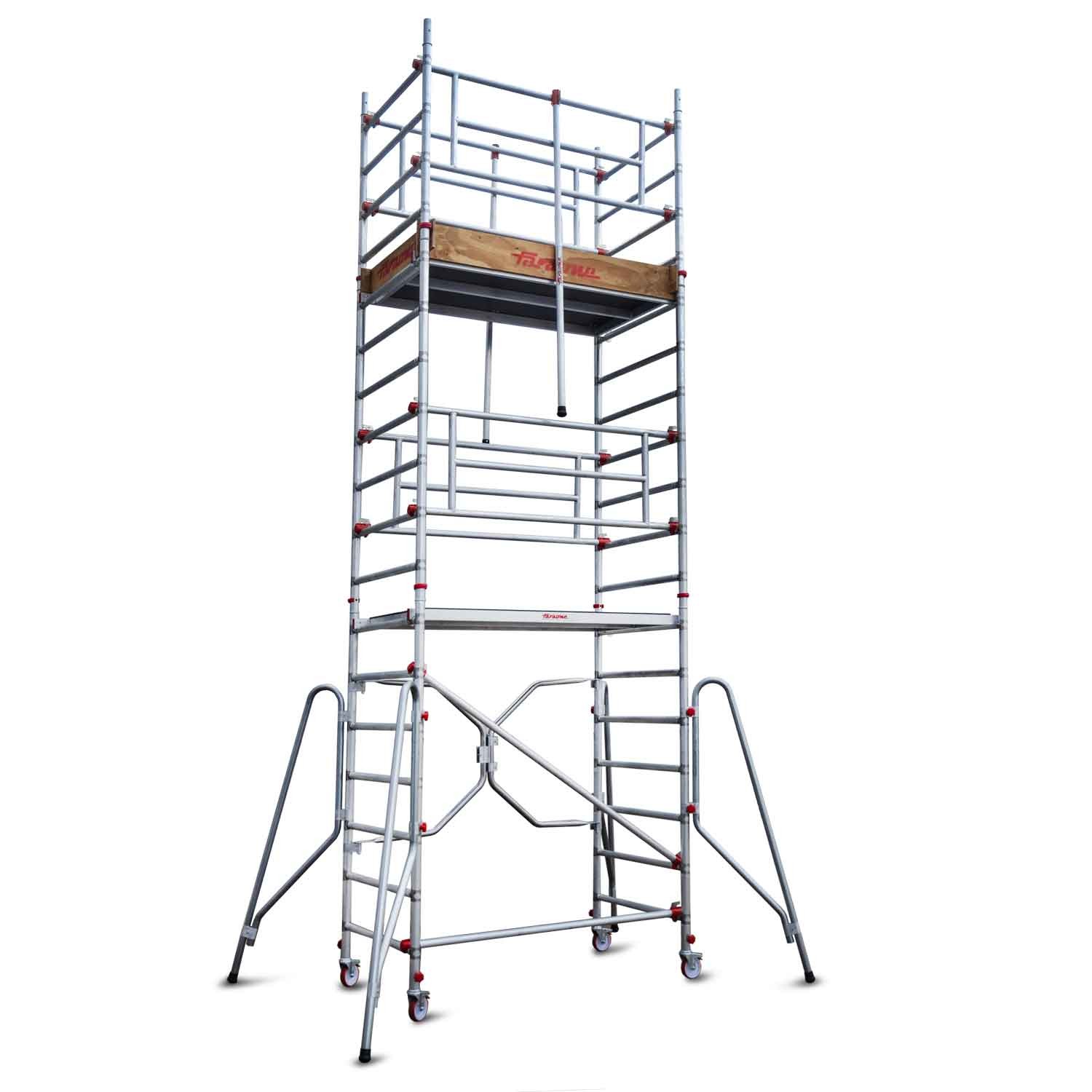 RAPIDO SUPER 180 | Andamio con ruedas y plataforma 100x180cm.