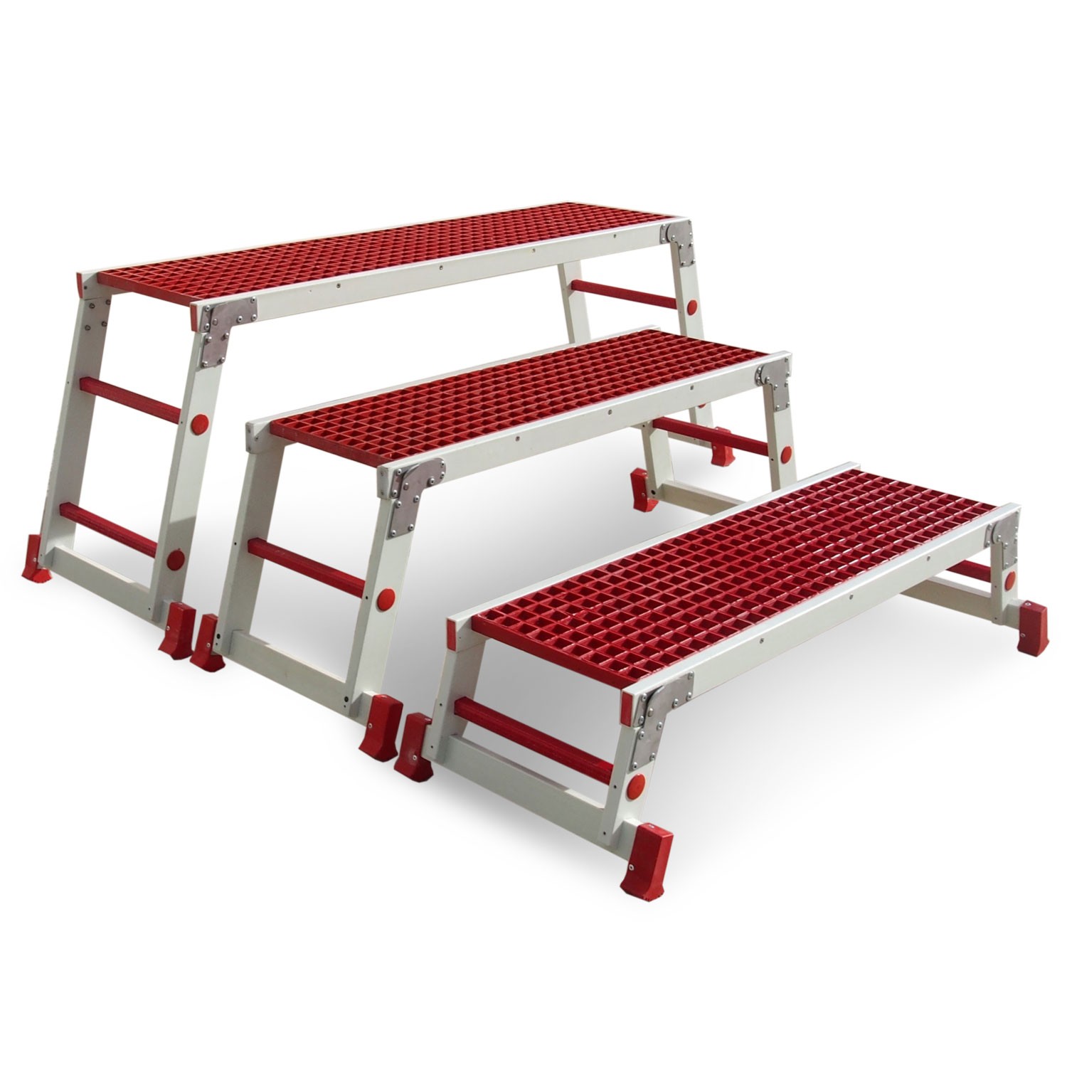 EM2005 | Plataformas de trabalho dobráveis para utilização profissional em fibra de vidro