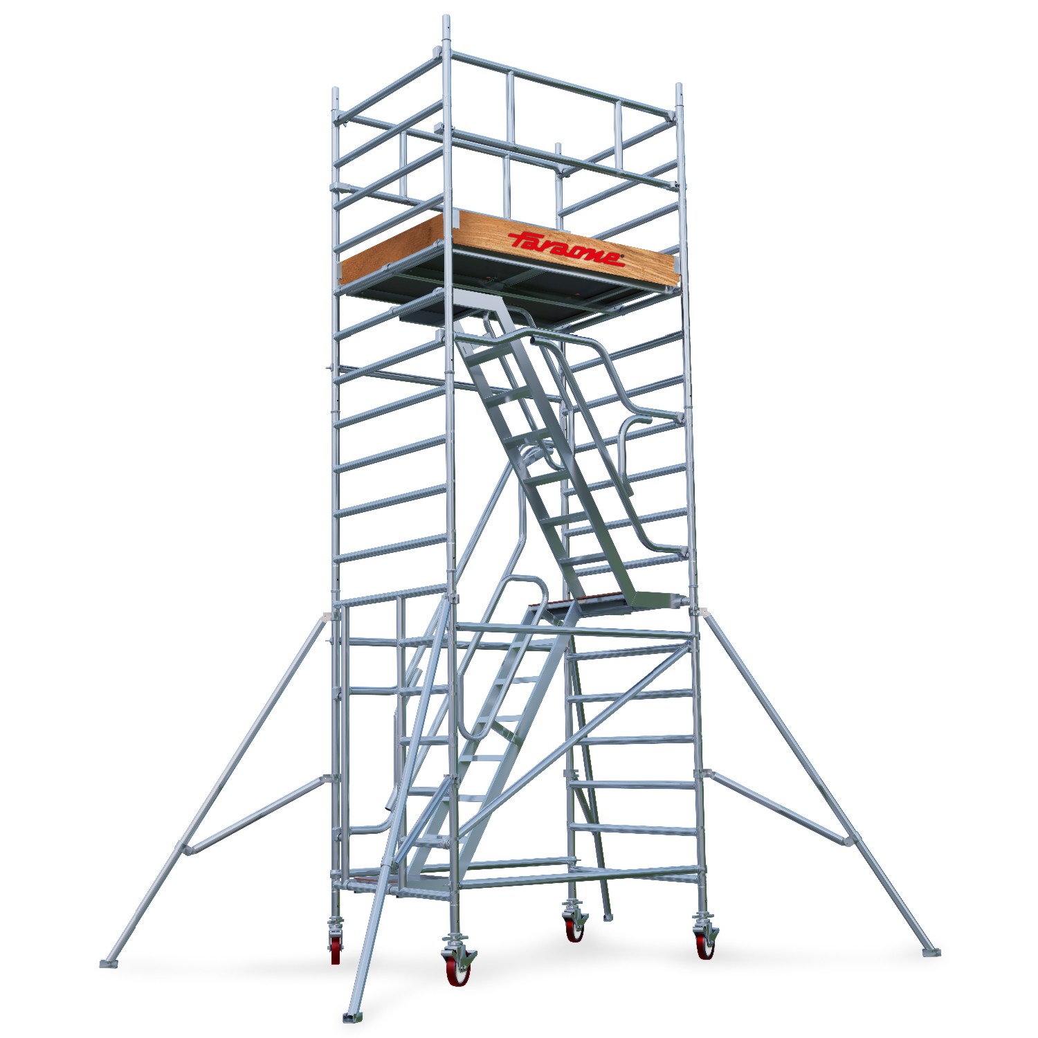 TOP SYSTEM 135x180 COM ESCADAS | Andaime com escada interior