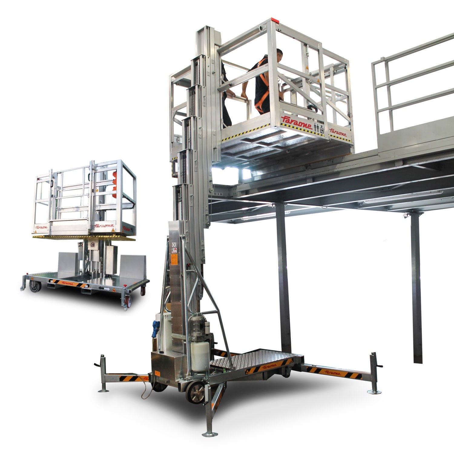 Elevah Desembarque em altura II | A. máx. de trabalho 5,50 m.