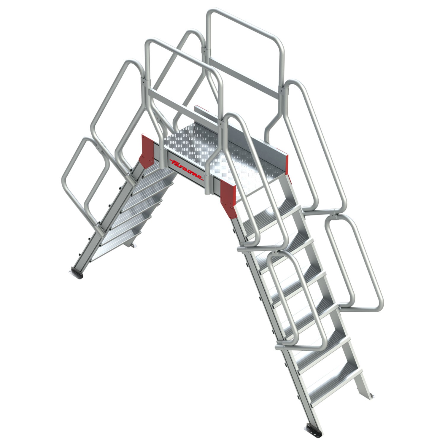 SP60 | Escada de ponte de alumínio com plataforma | Inclinação de 60°