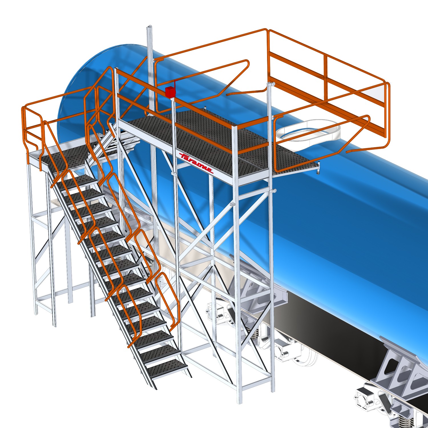 EM107 | Estrutura feita à medida para manutenção de camiões