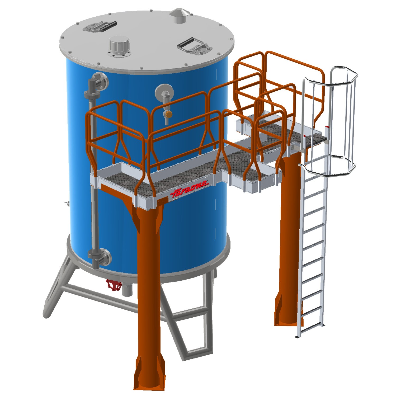 EM903 | Estrutura feita à medida para manutenção de depósitos