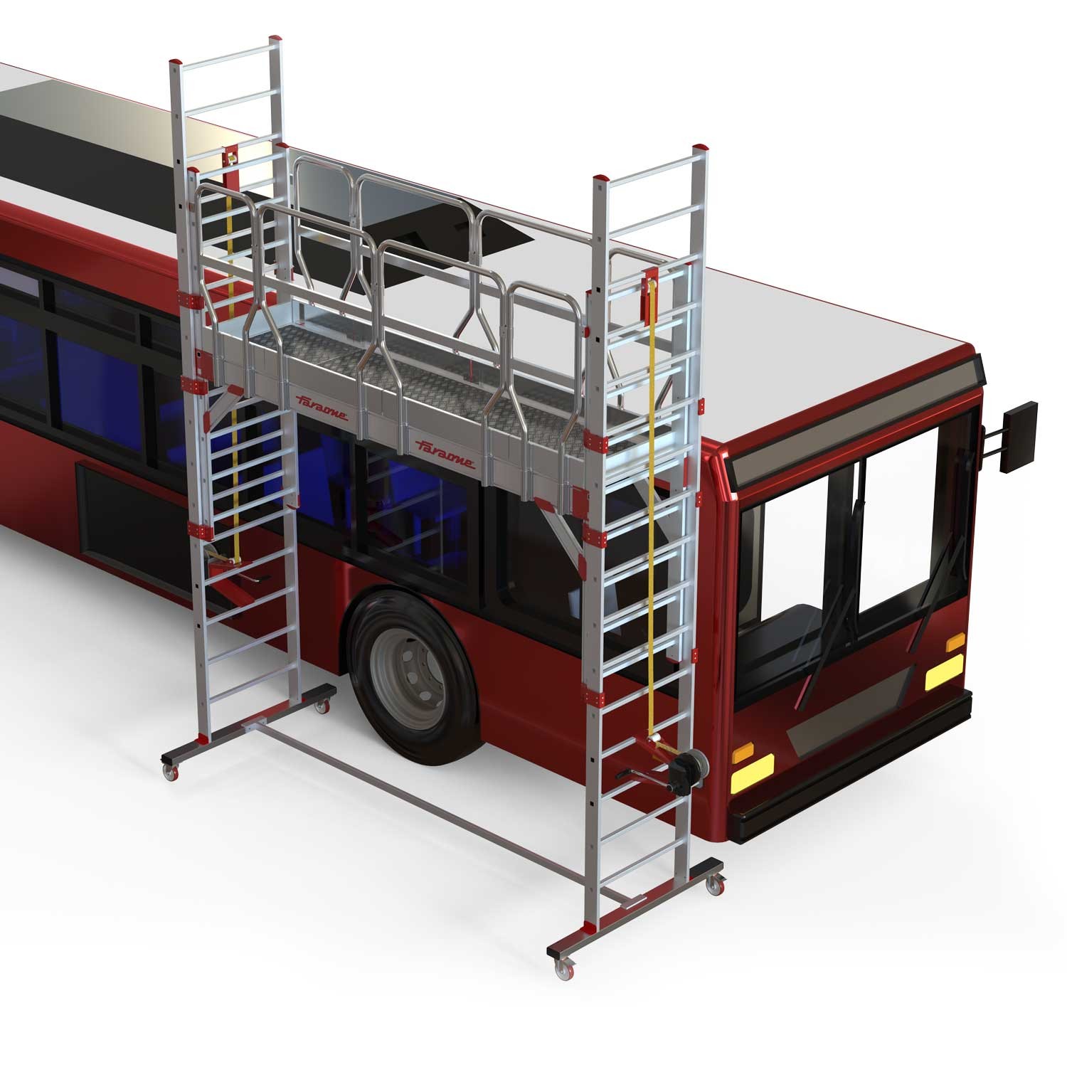 TSA320 | Andaime especial para oficinas de camiões e autocarros