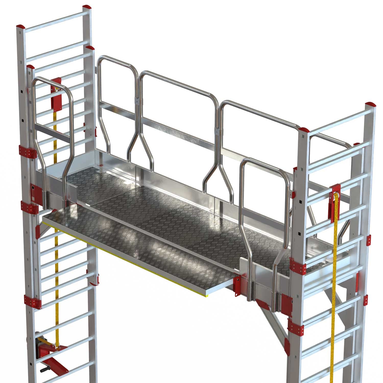 TSA320-SP | Painel lateral ajustável apoiado no veículo